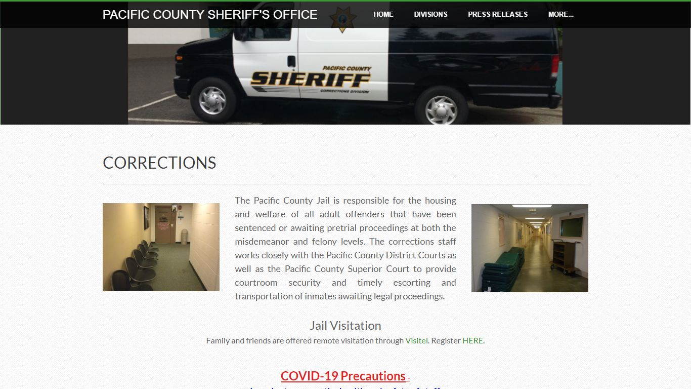 PACIFIC COUNTY SHERIFF'S OFFICE - Home