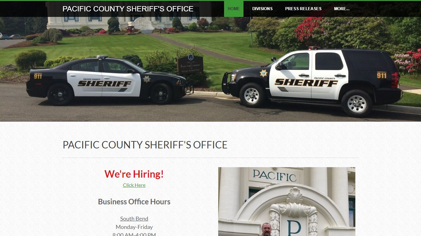 PACIFIC COUNTY SHERIFF'S OFFICE - Home